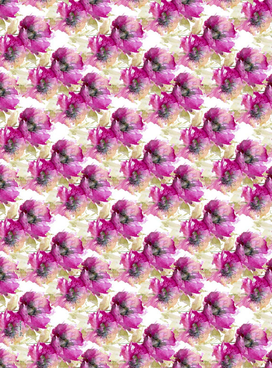 Cod.32313086 - FIORI VIOLA PITTURA - NO - Artigianato Pasella