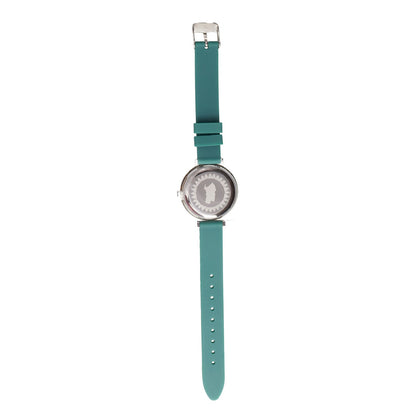 Orologio verde con Ghiera in Filigrana d’Argento + Cinturino in Sughero - Artigianato Pasella