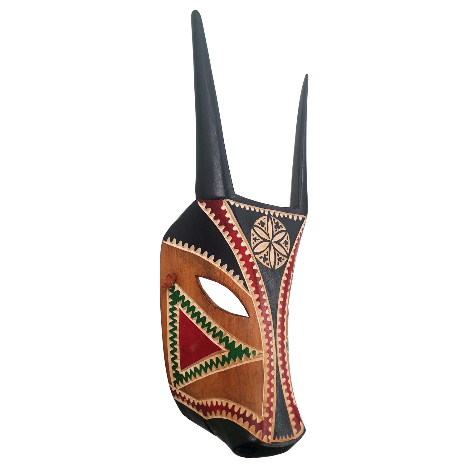 Maschera Boes originale, ragazzo, scura - Artigianato Pasella